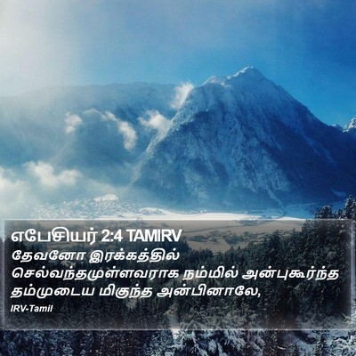 எபேசியர் 2:4 TAMIRV Bible Verse Image