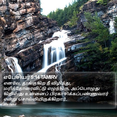 எபேசியர் 5:14 TAMIRV Bible Verse Image