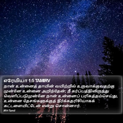எரேமியா 1:5 TAMIRV Bible Verse Image
