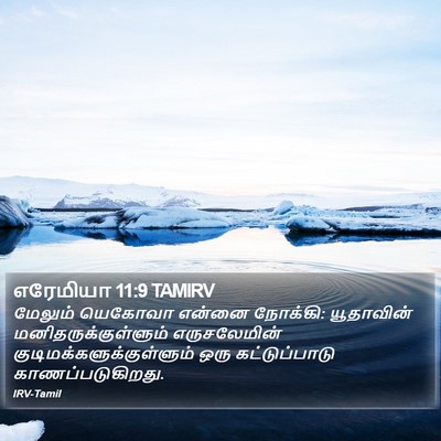 எரேமியா 11:9 TAMIRV Bible Verse Image