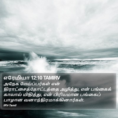 எரேமியா 12:10 TAMIRV Bible Verse Image