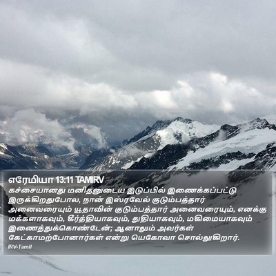 எரேமியா 13:11 TAMIRV Bible Verse Image