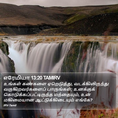 எரேமியா 13:20 TAMIRV Bible Verse Image