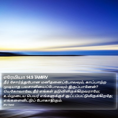 எரேமியா 14:9 TAMIRV Bible Verse Image
