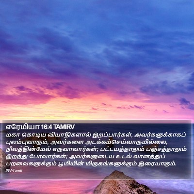 எரேமியா 16:4 TAMIRV Bible Verse Image