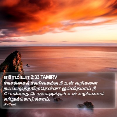 எரேமியா 2:33 TAMIRV Bible Verse Image