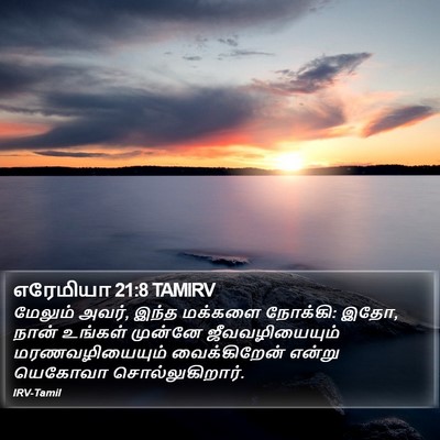 எரேமியா 21:8 TAMIRV Bible Verse Image