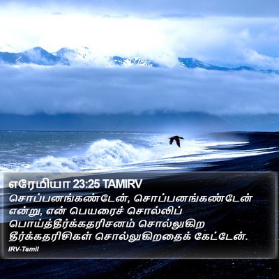 எரேமியா 23:25 TAMIRV Bible Verse Image