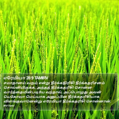 எரேமியா 28:9 TAMIRV Bible Verse Image