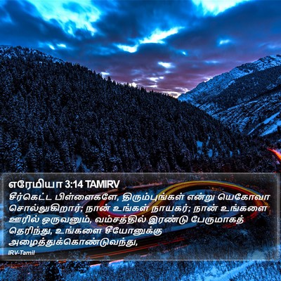 எரேமியா 3:14 TAMIRV Bible Verse Image