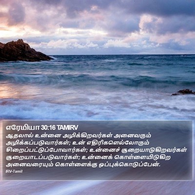 எரேமியா 30:16 TAMIRV Bible Verse Image