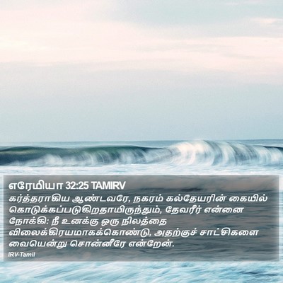 எரேமியா 32:25 TAMIRV Bible Verse Image