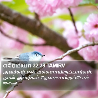 எரேமியா 32:38 TAMIRV Bible Verse Image