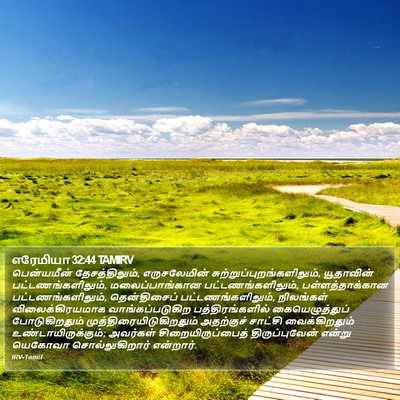 எரேமியா 32:44 TAMIRV Bible Verse Image