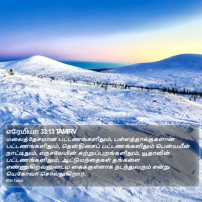 எரேமியா 33:13 TAMIRV Bible Verse Image