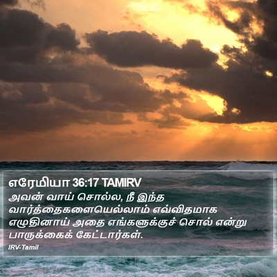 எரேமியா 36:17 TAMIRV Bible Verse Image