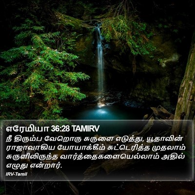 எரேமியா 36:28 TAMIRV Bible Verse Image