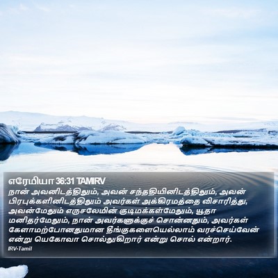 எரேமியா 36:31 TAMIRV Bible Verse Image
