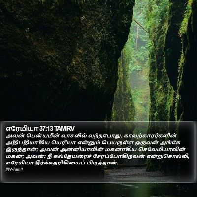 எரேமியா 37:13 TAMIRV Bible Verse Image