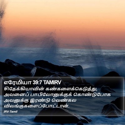 எரேமியா 39:7 TAMIRV Bible Verse Image