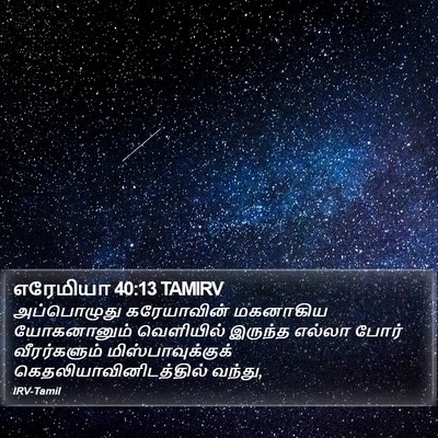 எரேமியா 40:13 TAMIRV Bible Verse Image
