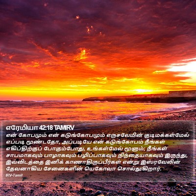 எரேமியா 42:18 TAMIRV Bible Verse Image