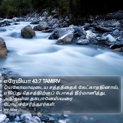 எரேமியா 43:7 TAMIRV Bible Verse Image