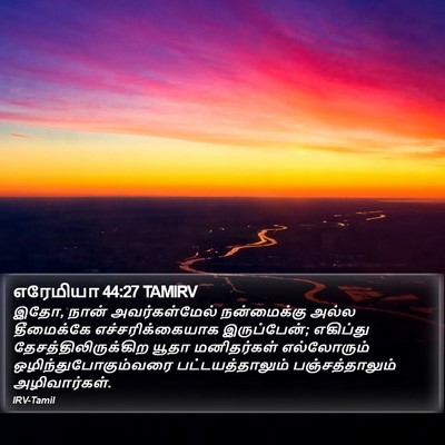 எரேமியா 44:27 TAMIRV Bible Verse Image