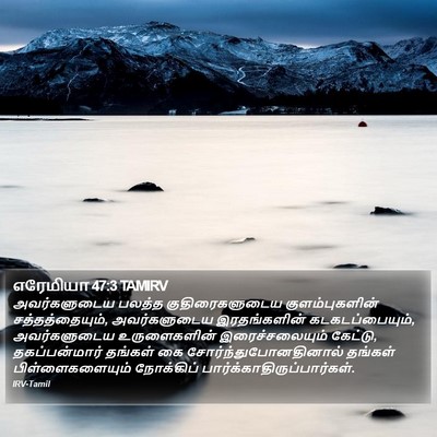 எரேமியா 47:3 TAMIRV Bible Verse Image