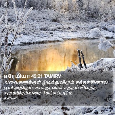 எரேமியா 49:21 TAMIRV Bible Verse Image