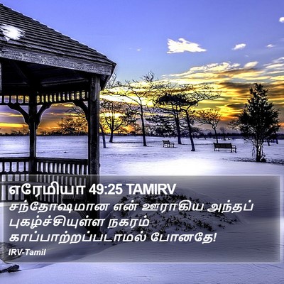 எரேமியா 49:25 TAMIRV Bible Verse Image