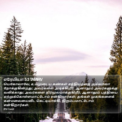 எரேமியா 5:3 TAMIRV Bible Verse Image