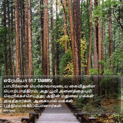 எரேமியா 51:7 TAMIRV Bible Verse Image