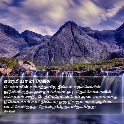 எரேமியா 6:1 TAMIRV Bible Verse Image