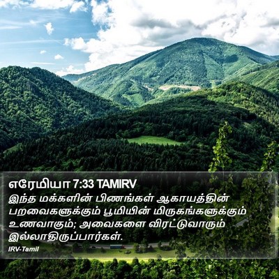 எரேமியா 7:33 TAMIRV Bible Verse Image