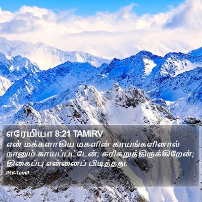எரேமியா 8:21 TAMIRV Bible Verse Image