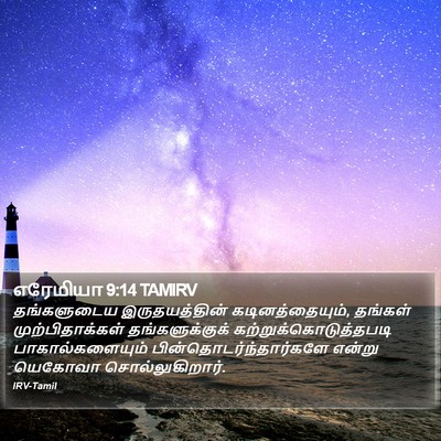 எரேமியா 9:14 TAMIRV Bible Verse Image
