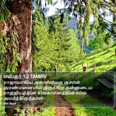 எஸ்தர் 1:2 TAMIRV Bible Verse Image