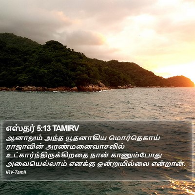எஸ்தர் 5:13 TAMIRV Bible Verse Image