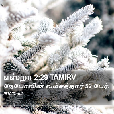 எஸ்றா 2:29 TAMIRV Bible Verse Image