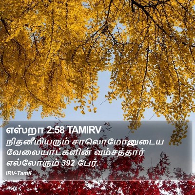 எஸ்றா 2:58 TAMIRV Bible Verse Image