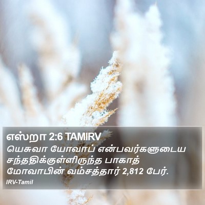 எஸ்றா 2:6 TAMIRV Bible Verse Image