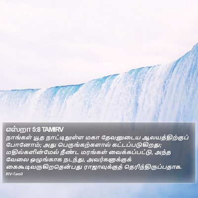 எஸ்றா 5:8 TAMIRV Bible Verse Image