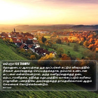எஸ்றா 6:8 TAMIRV Bible Verse Image