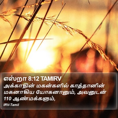 எஸ்றா 8:12 TAMIRV Bible Verse Image