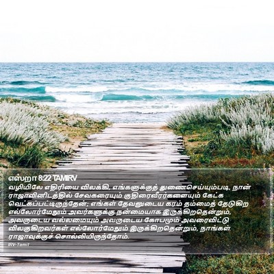 எஸ்றா 8:22 TAMIRV Bible Verse Image