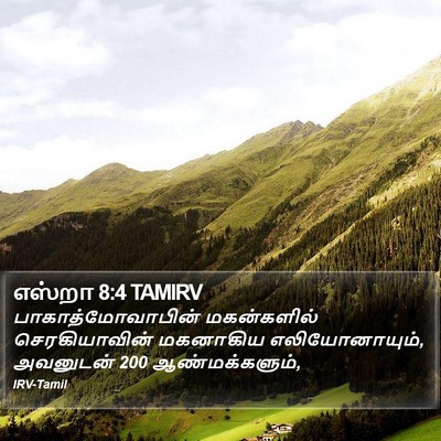 எஸ்றா 8:4 TAMIRV Bible Verse Image