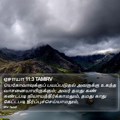 ஏசாயா 11:3 TAMIRV Bible Verse Image