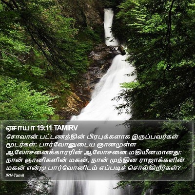ஏசாயா 19:11 TAMIRV Bible Verse Image