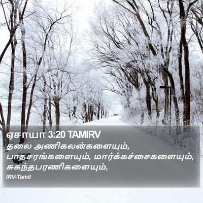 ஏசாயா 3:20 TAMIRV Bible Verse Image